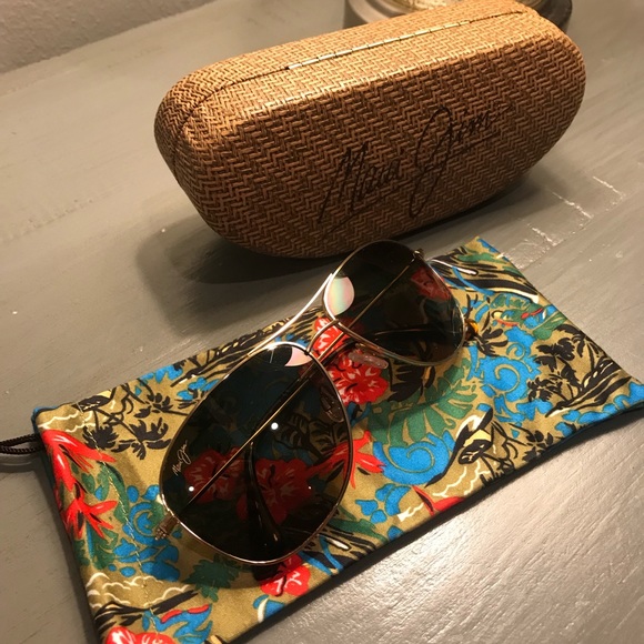 Maui Jim Cliff House Aviator Polarized Sunglasses - Picture 2 of 7